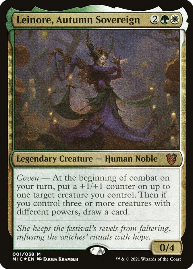 Leinore, Autumn Sovereign 1/38 (Commander: Innistrad: Midnight Hunt) 