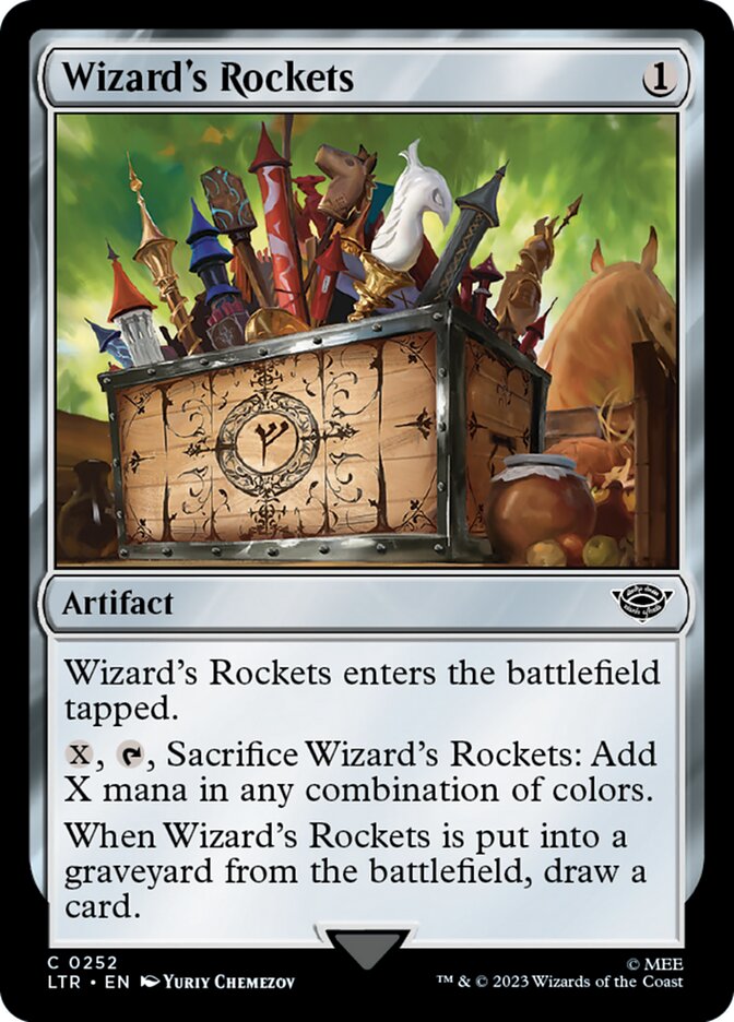 Wizard's Rockets 252/281 (Universes Beyond: The Lord of the Rings: Tales of Middle-earth) 