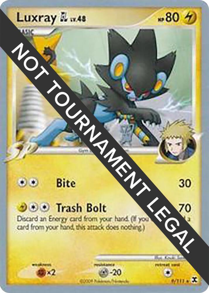 Luxray GL 2009 Tsubasa Nakamura 9/111 (World Championship Decks) 