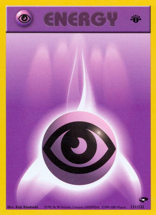 Psychic Energy 131/132 (Gym Challenge)  - 1st Edition