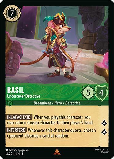 Basil, Undercover Detective 86/204 (Reign of Jafar) 
