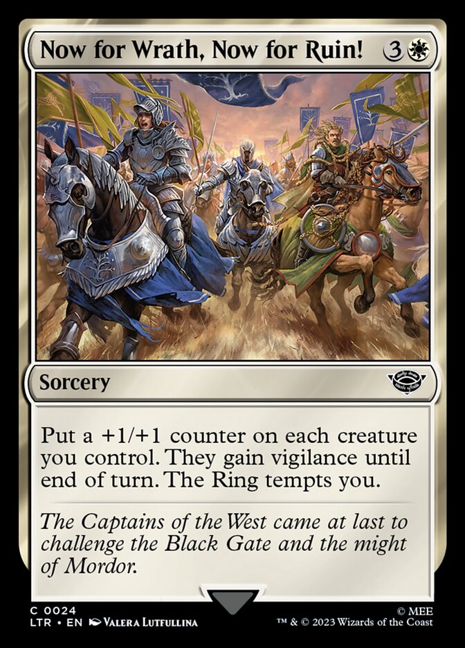 Now for Wrath, Now for Ruin! 24 (Universes Beyond: The Lord of the Rings: Tales of Middle-earth) 