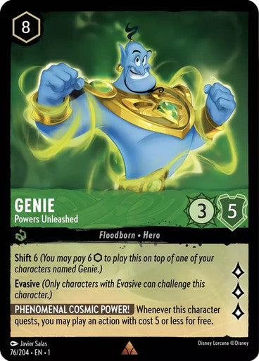 76/204 Genie - Powers Unleashed - Disney Lorcana First Chapter