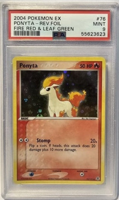 PSA 9 - 2004 POKEMON PONYTA #76 - REV. FOIL - EX FIRE RED & LEAF GREEN