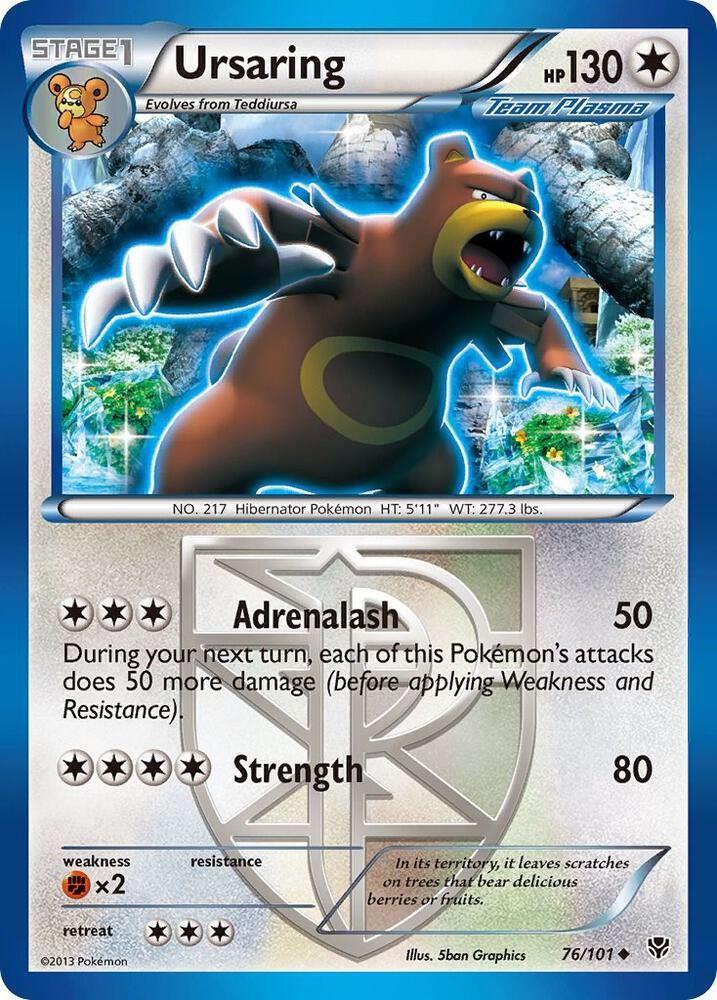 Ursaring Team Plasma 76/101 (Plasma Blast) 