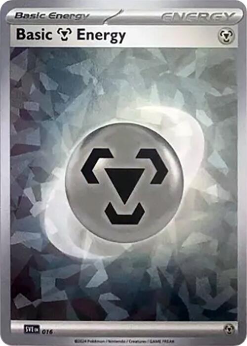 Basic Metal Energy 016 (SV07: Stellar Crown)  - Cracked Ice Holofoil