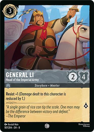 General Li, Head of the Imperial Army 187/204 (Reign of Jafar) 