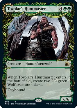 Tovolars Huntmaster Showcase 306 (Innistrad: Midnight Hunt)  - Foil