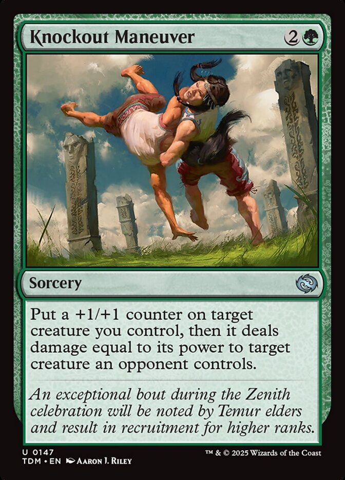 Knockout Maneuver 147 (Tarkir: Dragonstorm) 