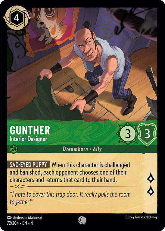 Gunther, Interior Designer 72/204 (Ursula's Return)  - Cold Foil
