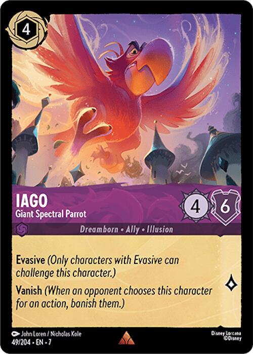 Iago, Giant Spectral Parrot 49/204 (Archazia's Island) 