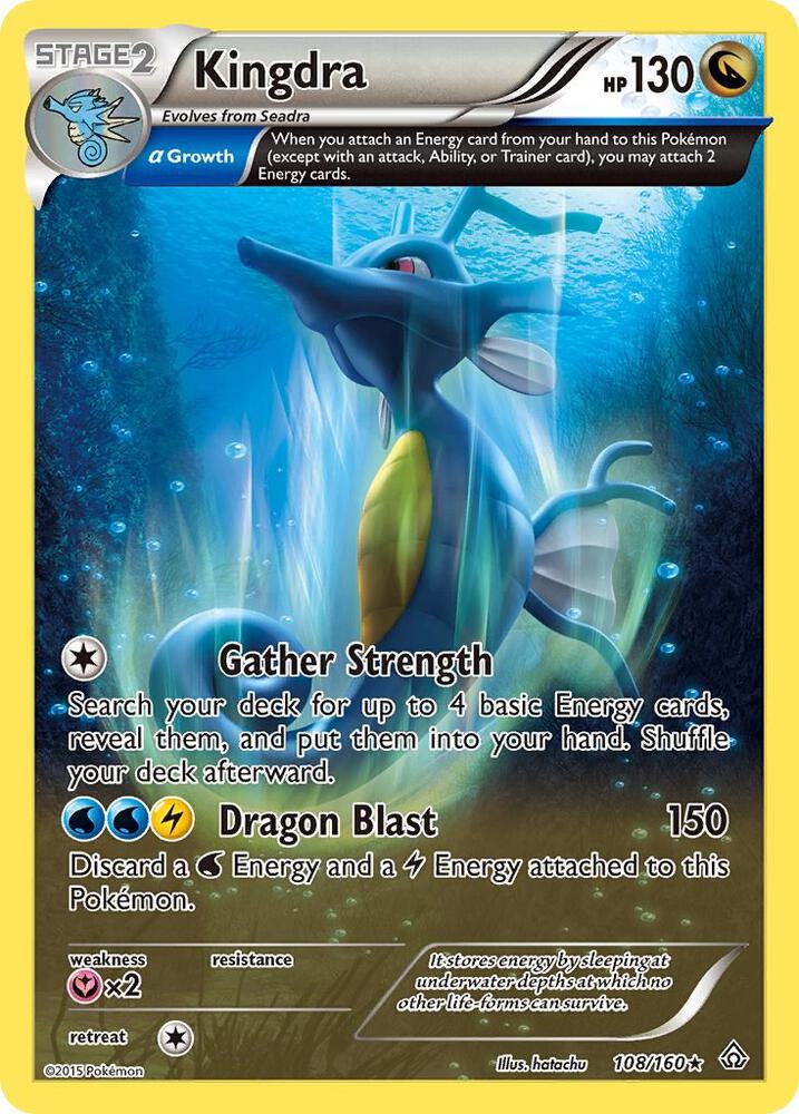 Kingdra 108/160 (XY - Primal Clash)  - Holofoil