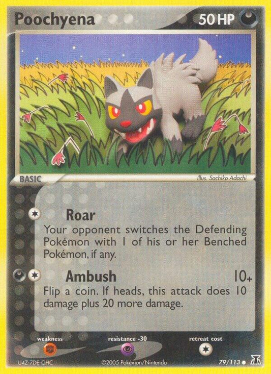 Poochyena 79/113 (Delta Species)  - Reverse Holofoil