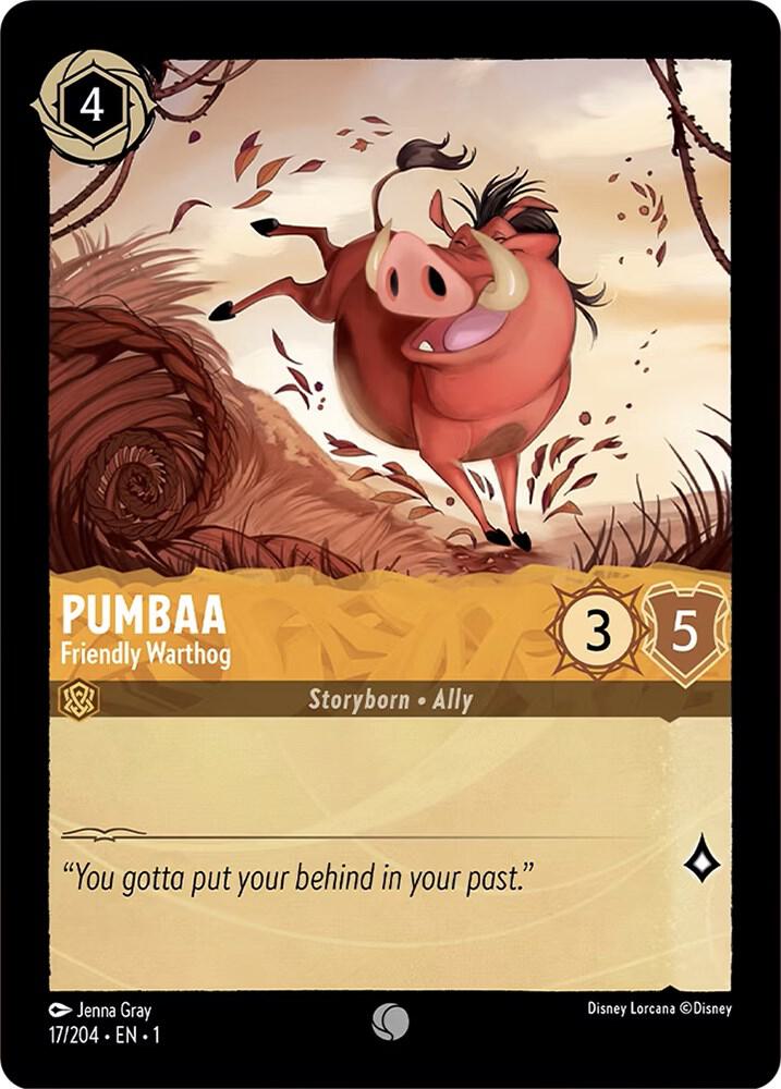 Pumbaa, Friendly Warthog 17/204 (The First Chapter) 