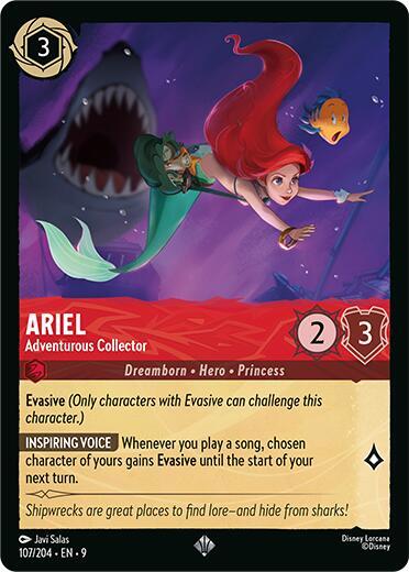 Ariel, Adventurous Collector 107/204 (Fabled) 