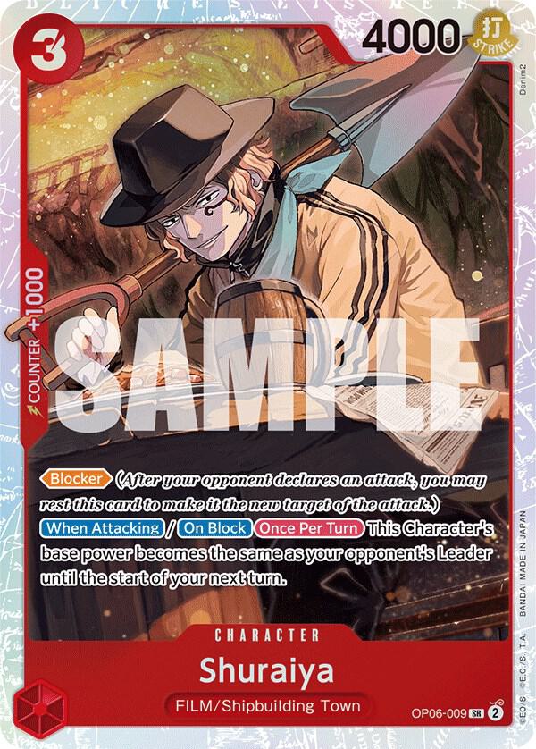 Shuraiya OP06-009 (Wings of the Captain)  - Foil