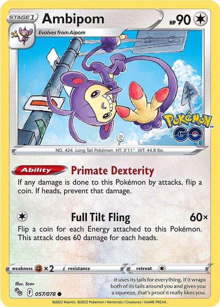 Ambipom 057/078 (Pokemon GO) 