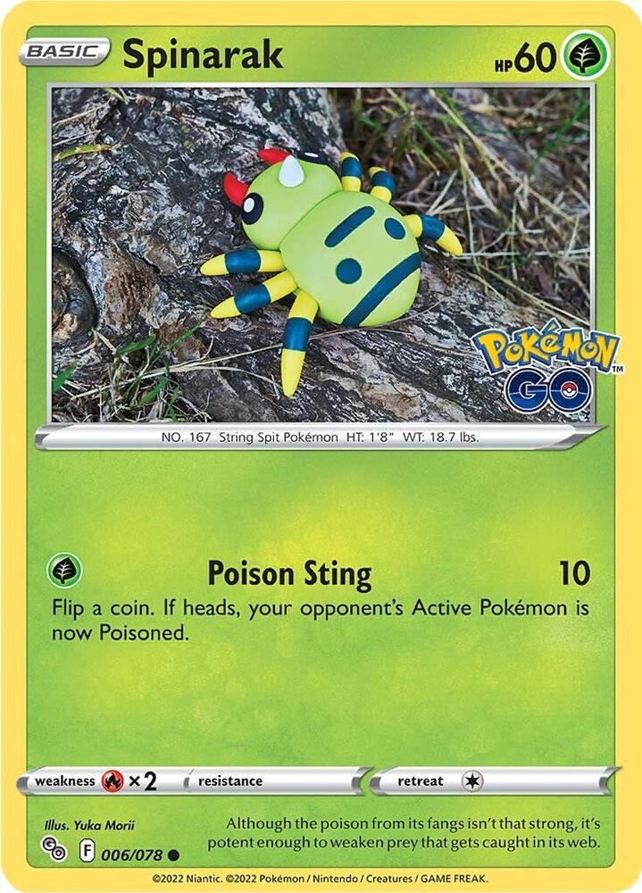 Spinarak 006/078 (Pokemon GO) 