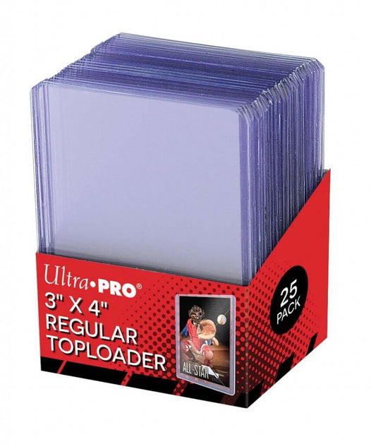 Ultra Pro 3"x4" Regular 35Pt Clear Toploader (25pkt)