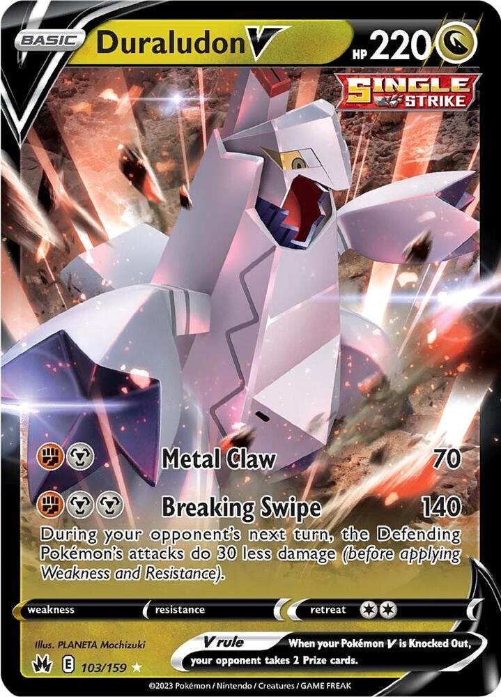 Duraludon V 103/159 (Crown Zenith)  - Holofoil