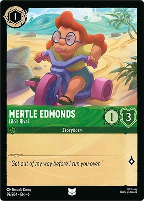 Mertle Edmonds, Lilo's Rival 82/204 (Azurite Sea)  - Cold Foil