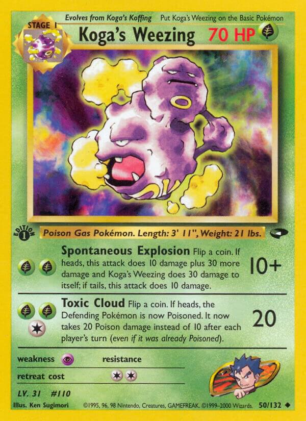 Koga's Weezing 050/132 (Gym Challenge)  - 1st Edition