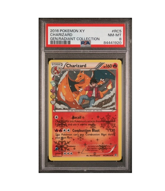 PSA 8 - 2016 POKEMON XY CHARIZARD #RC5 GENERATIONS RADIANT COLLECTION