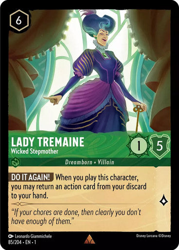 85/204 Lady Tremaine - Wicked Stepmother - Disney Lorcana First Chapter