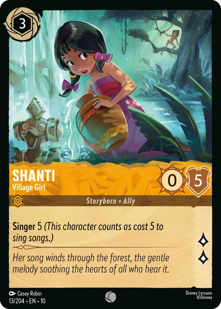 Shanti, Village Girl 13/204 (Whispers in the Well)  - Cold Foil