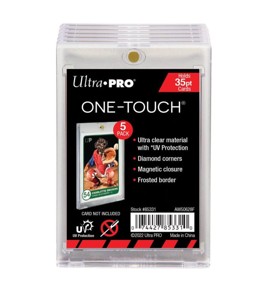 ULTRA PRO ONE TOUCH - 5PK - 35 PT w/Magnetic Closure