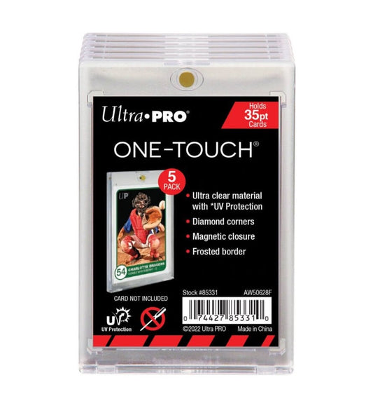 ULTRA PRO ONE TOUCH - 5PK - 35 PT w/Magnetic Closure