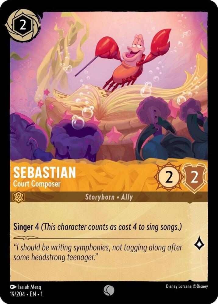 Sebastian, Court Composer 19/204 (The First Chapter)  - Cold Foil