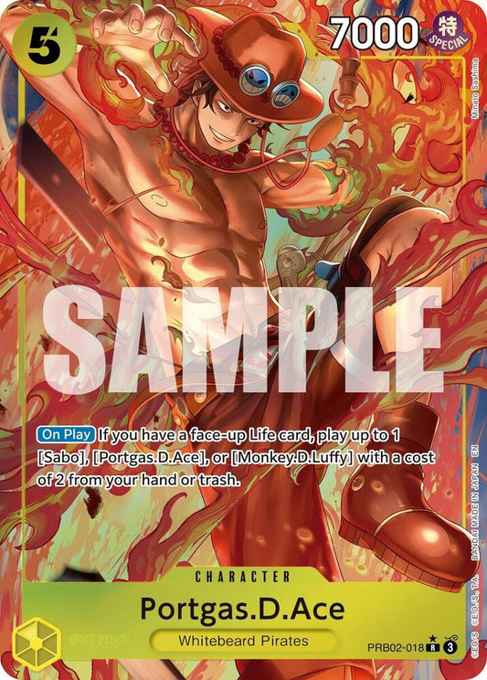 Portgas.D.Ace PRB02-018 (Premium Booster -The Best- Vol. 2)  - Alternate Art Foil