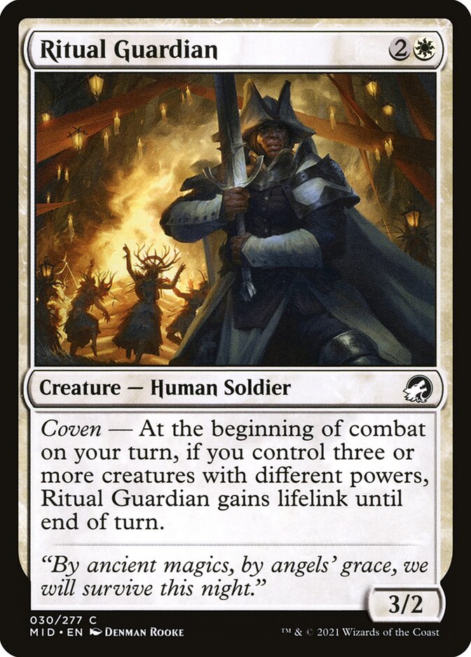Ritual Guardian 30/277 (Innistrad: Midnight Hunt) 