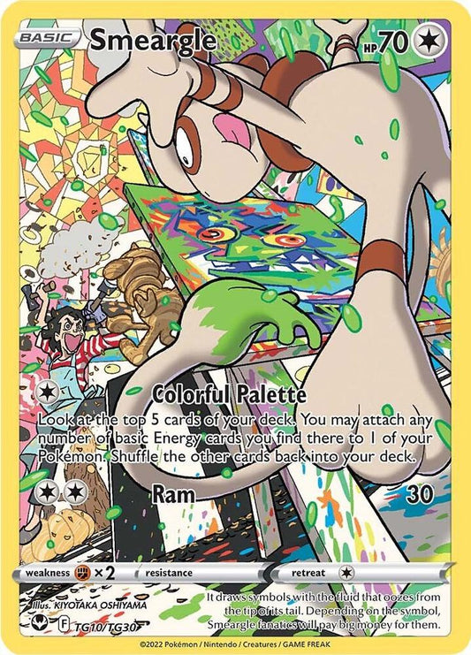 Smeargle TG10/TG30 (SWSH12: Silver Tempest Trainer Gallery)  - Holofoil
