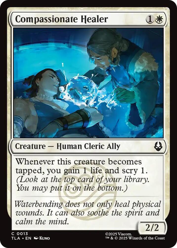 Compassionate Healer 13/286 (Avatar: The Last Airbender) 