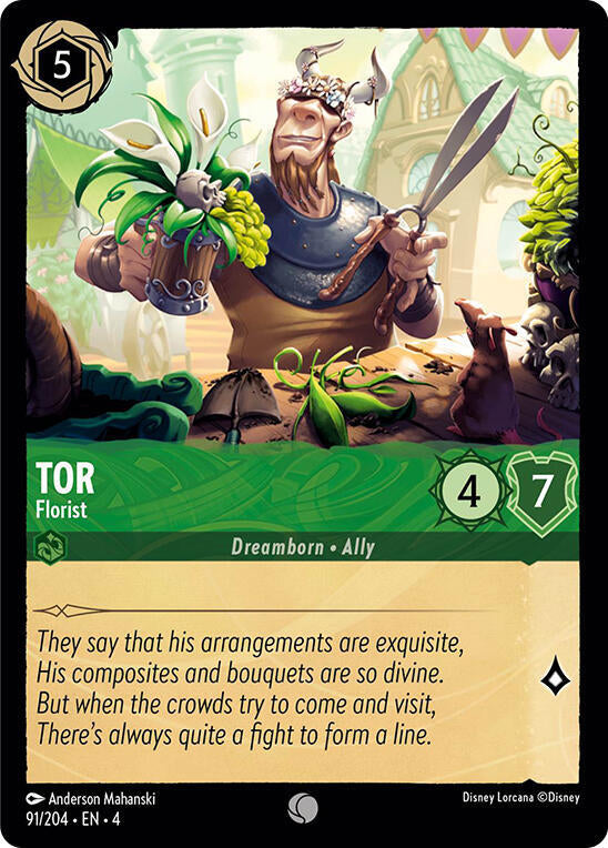 Tor, Florist 91/204 (Ursula's Return)  - Cold Foil
