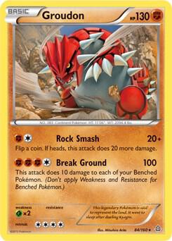 Groudon 084/160 (Deck Exclusives)  - Holofoil