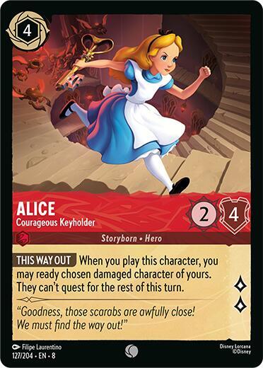 Alice, Courageous Keyholder 127/204 (Reign of Jafar) 