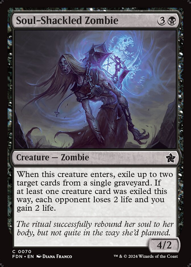 Soul-Shackled Zombie 70/291 (Foundations) 