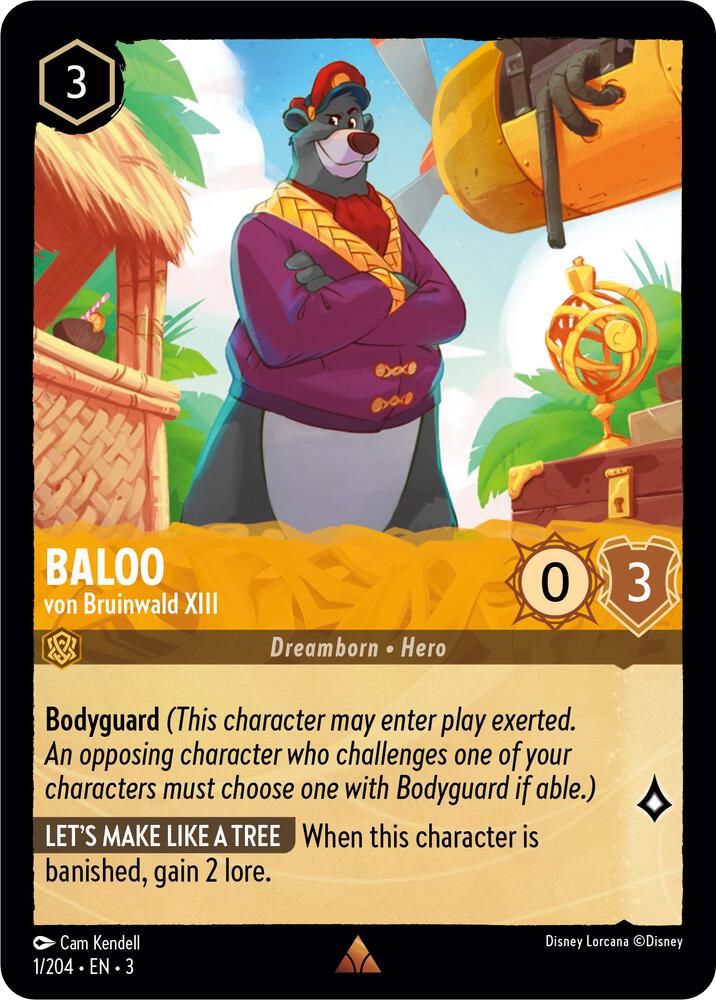 Baloo, von Bruinwald XIII 1/204 (Into the Inklands)  - Cold Foil