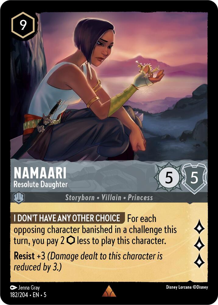 Namaari, Resolute Daughter 182/204 (Shimmering Skies) 