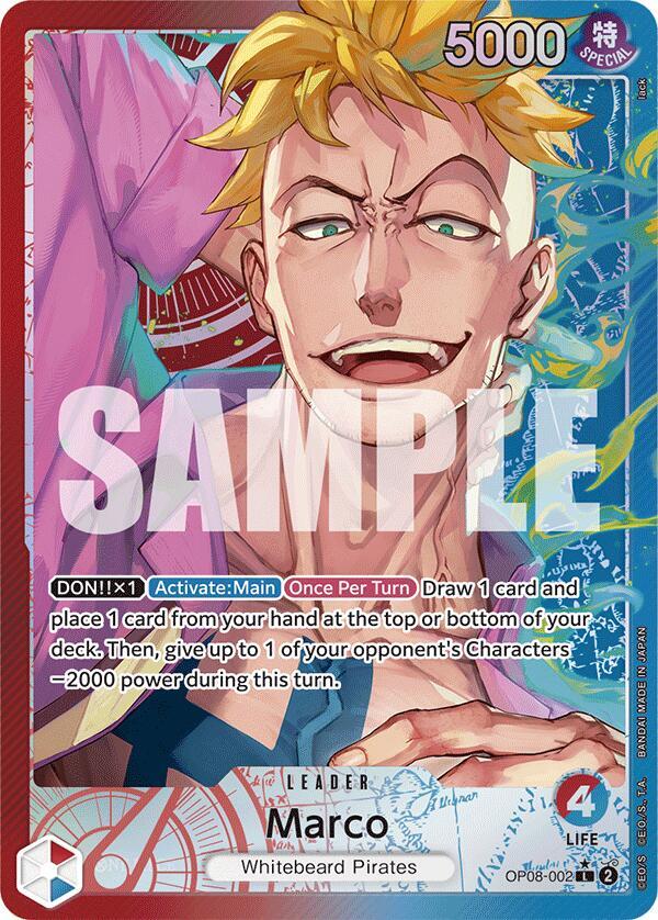 Marco OP08-002 (Two Legends)  - Alternate Art Foil