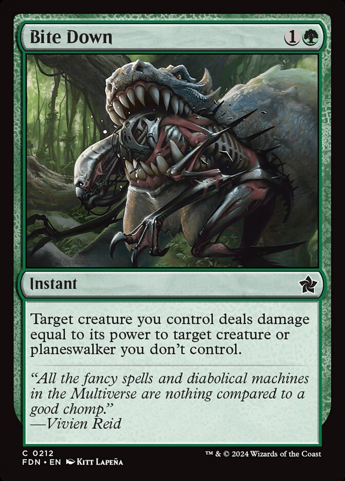 Bite Down 212/291 (Foundations) 