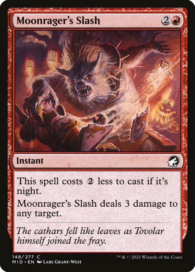 Moonrager's Slash 148/277 (Innistrad: Midnight Hunt) 