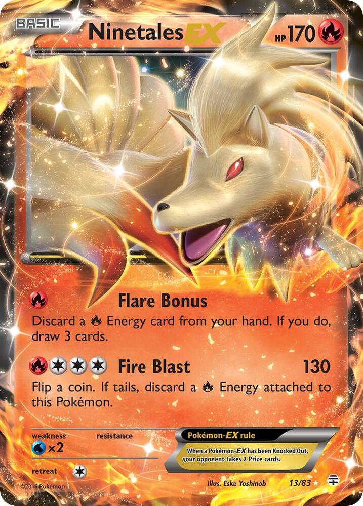 Ninetales EX 13/83 (Generations)  - Holofoil