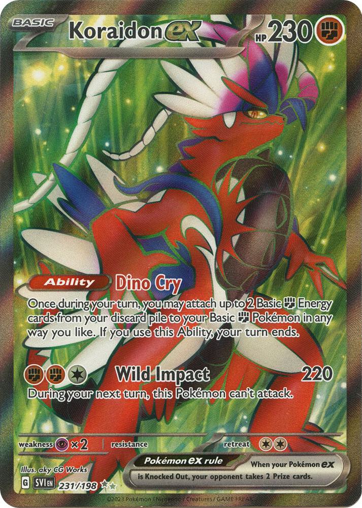 Koraidon ex 231/198 (SV01: Scarlet & Violet Base Set)  - Holofoil