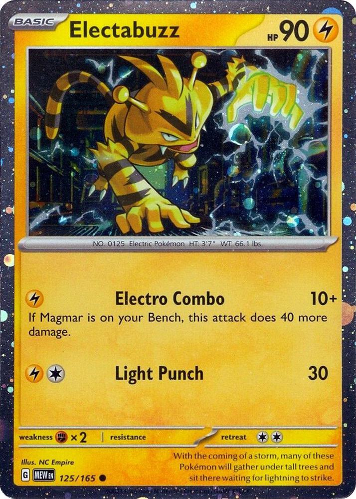 Electabuzz 125/165 (Miscellaneous Cards & Products)  - Cosmo Holofoil