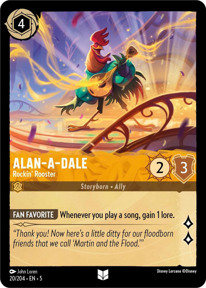 Alan-A-Dale, Rockin' Rooster 20/204 (Shimmering Skies) 