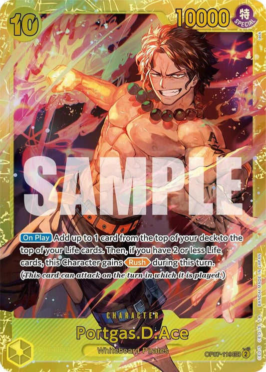 Portgas.D.Ace OP07-119 (500 Years in the Future)  - Foil